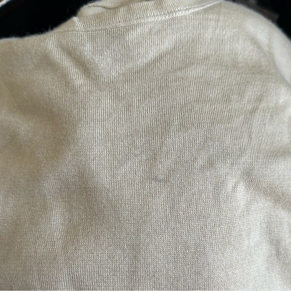 Ralph Lauren Black Label Cashmere Silk Cardigan Tank Set Cream Sz L/XL - Picture 12 of 16